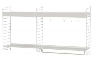 String  Kitchen Wall Shelf System A String Furniture
